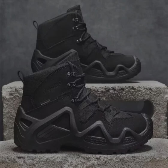 BLACK FORCE ⚫
Baskets Montantes Homme – Robustesse Urbaine & Protection Totale