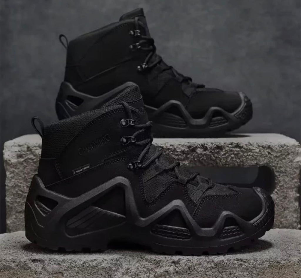 BLACK FORCE ⚫
Baskets Montantes Homme – Robustesse Urbaine & Protection Totale